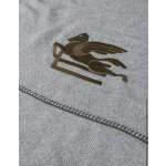 wool etro throw blanket grey